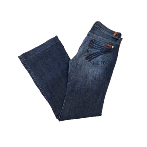 7 For All Mankind Mid-Rise Dojo Jeans - Picture 5 of 5